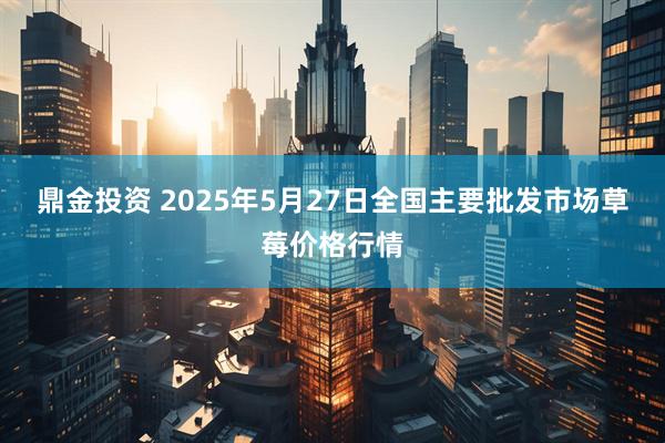 鼎金投资 2025年5月27日全国主要批发市场草莓价格行情
